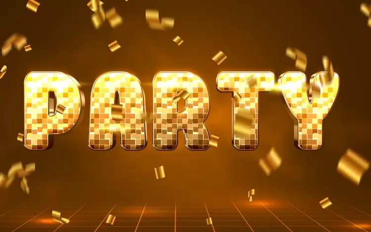 PARTY Text Effect