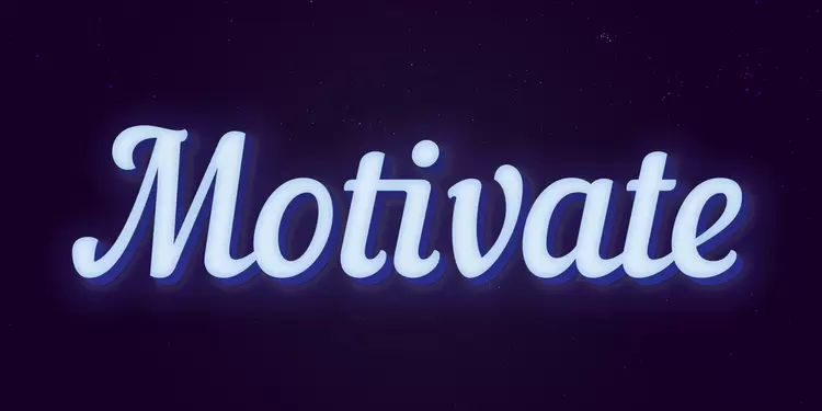 MOTIVATE Text Effect