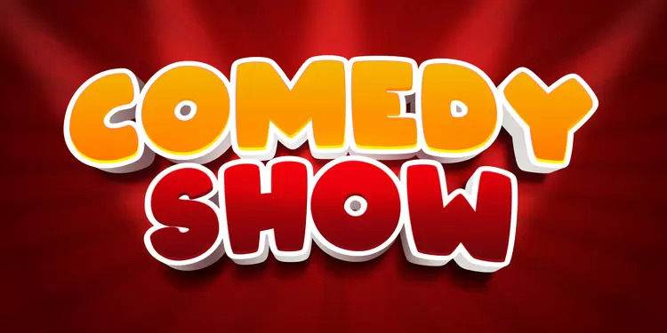 COMEDY SHOW Text Effect