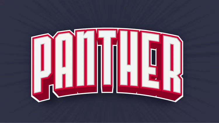 PANTHER Text Effect