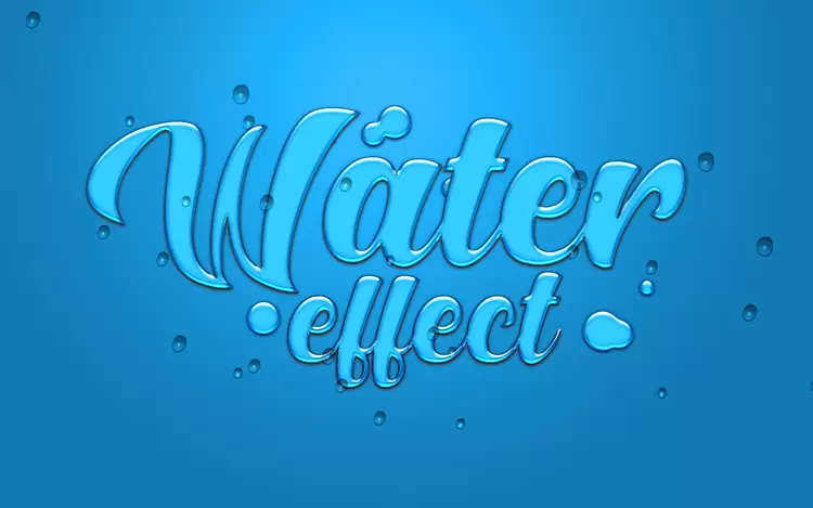 WATER EFFECT Text Effect