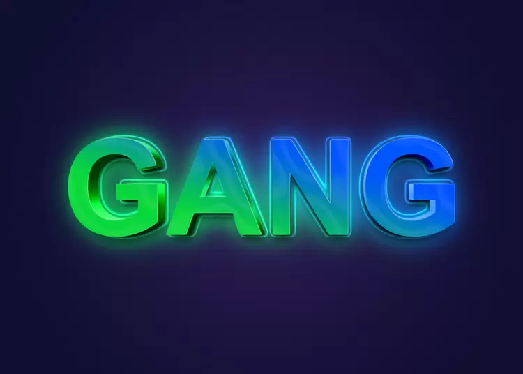 GANG Text Effect