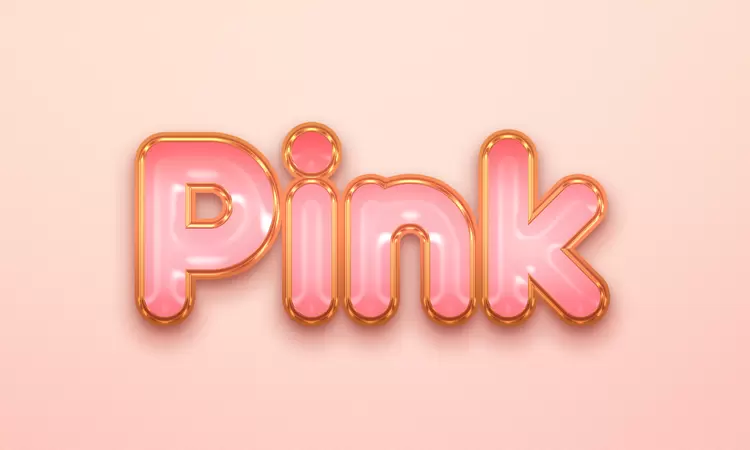 PINK Text Effect