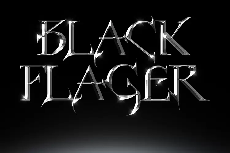 BALCK FLAGER Text Effect