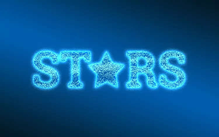 STARS Text Effect