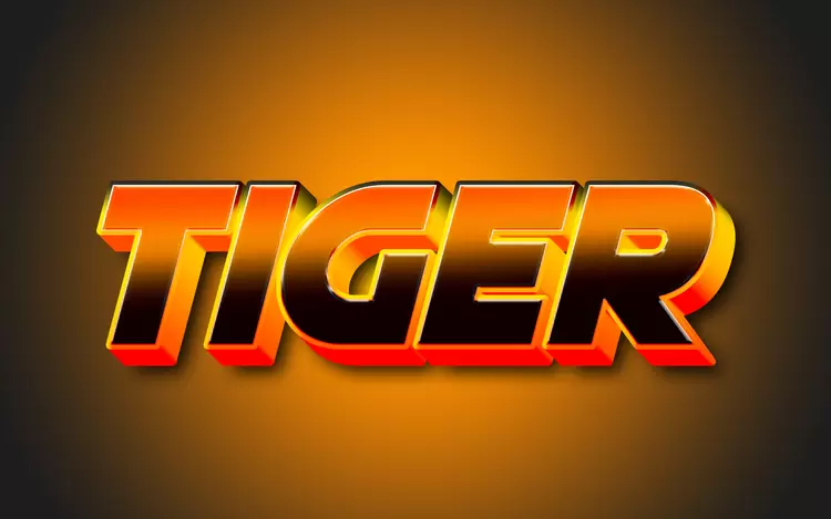TIGER Text Effect