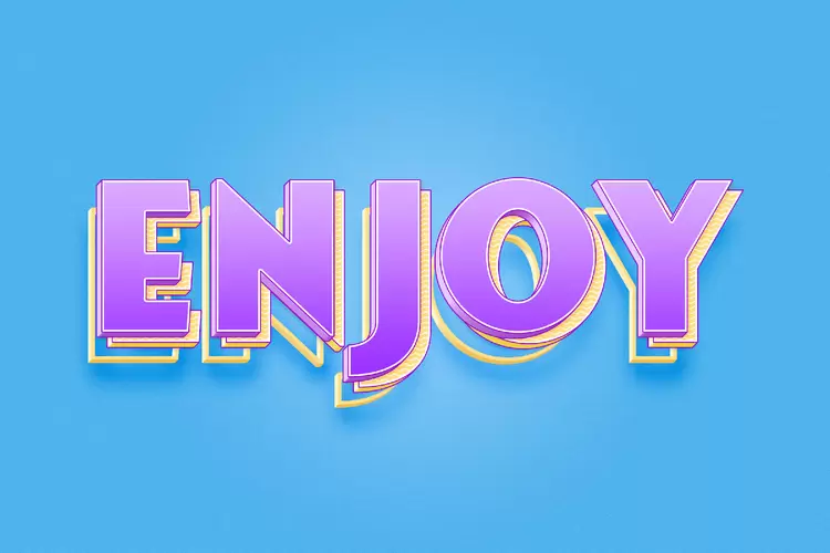 ENJOY Text Effect