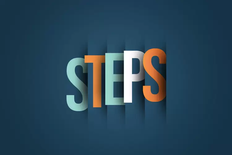 STEPS Text Effect