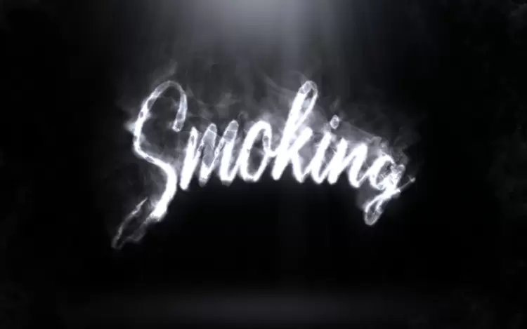 SMOKING Text Effect