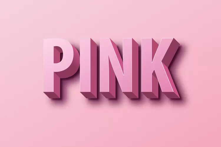 PINK Text Effect