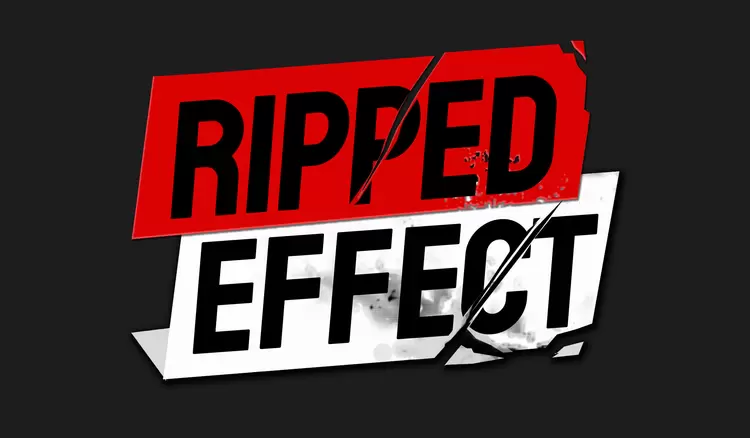 RIPPED EFFECT Text Effect