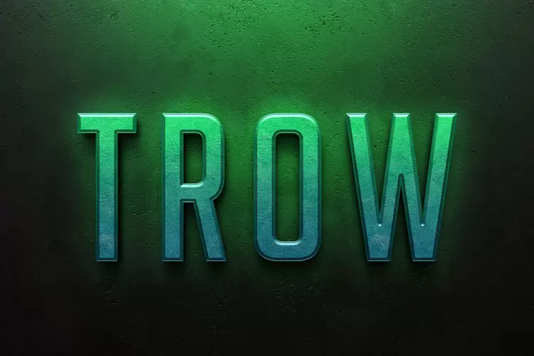 TROW Text Effect