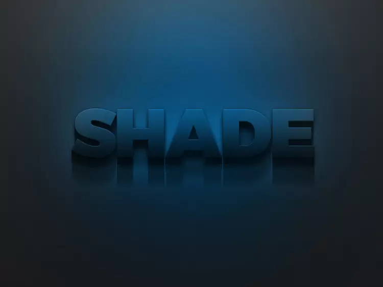 SHADE Text Effect