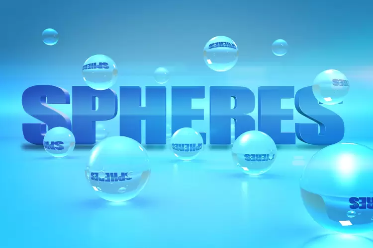 spheres Text Effect