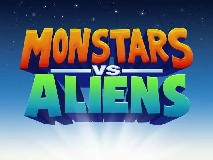 MONSTARS VS ALIENS Text Effect