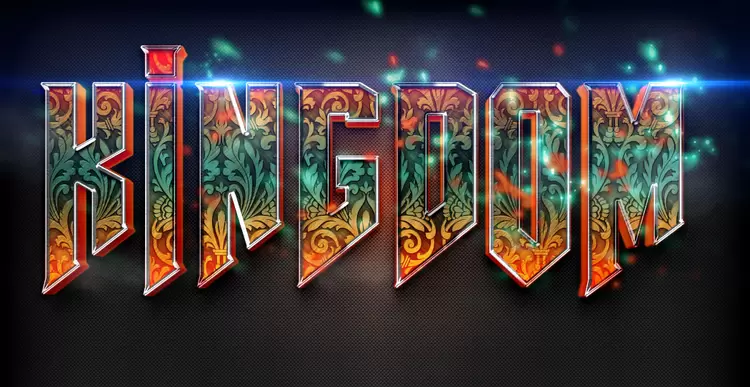 KINGDOM Text Effect