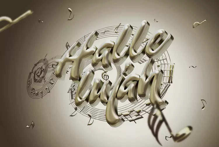 Halle lujah Text Effect
