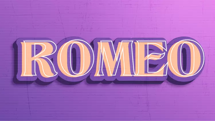 ROMEO Text Effect