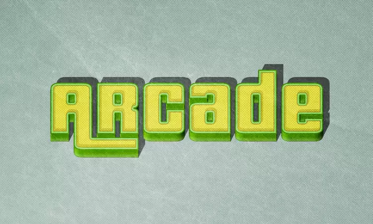 Arcade Text Effect