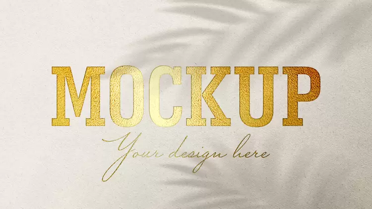 MOCKUP Text Effect