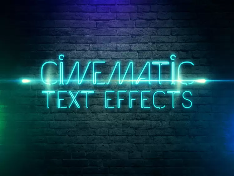 cinematic text effects Text Effect
