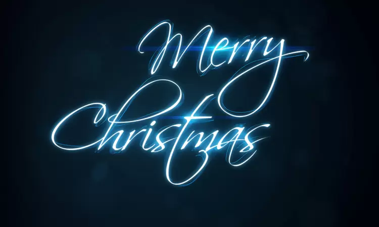 Merry Christmas Text Effect