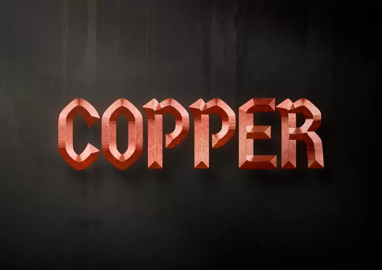 COPPER Text Effect