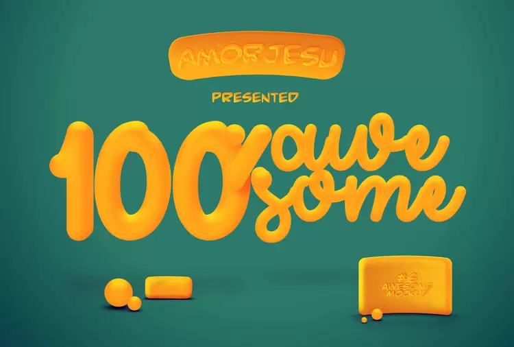 100% awe some Text Effect