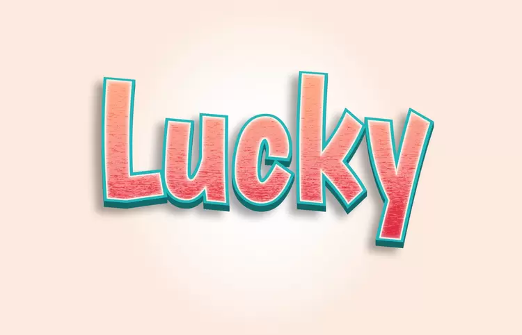 Lucky Text Effect