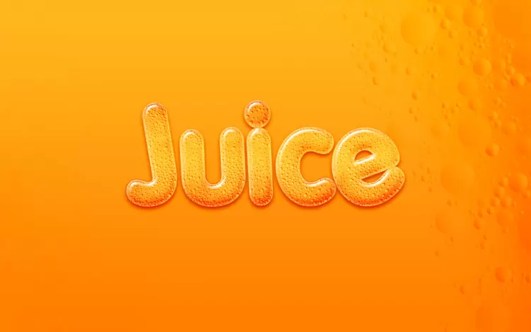 Juice Text Effect