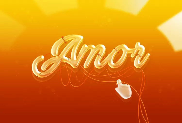 Amor Text Effect