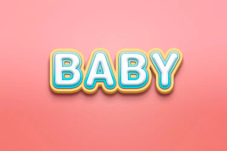 BABY Text Effect