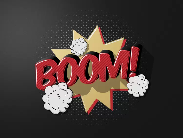 BOOM Text Effect