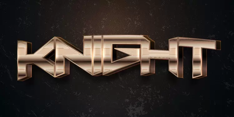 KNIGHT Text Effect