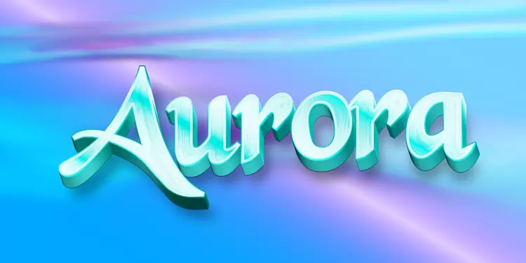 AURORA Text Effect