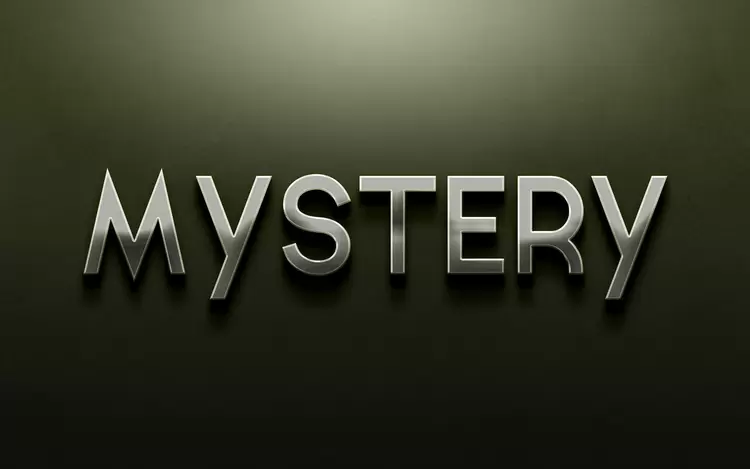MYSTERY Text Effect
