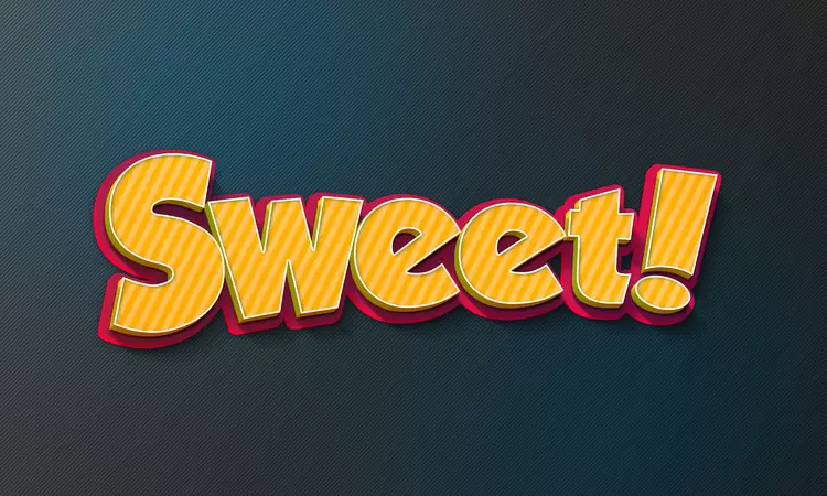 Sweet Text Effect