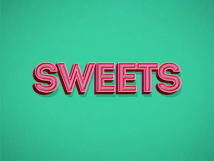 SWEETS Text Effect