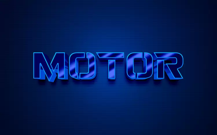 MOTOR Text Effect