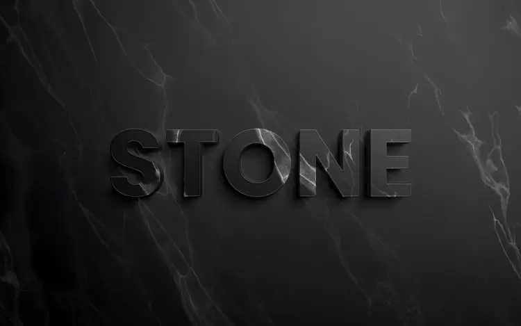 STONE Text Effect