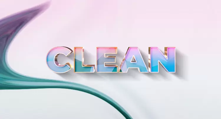 CLEAN Text Effect