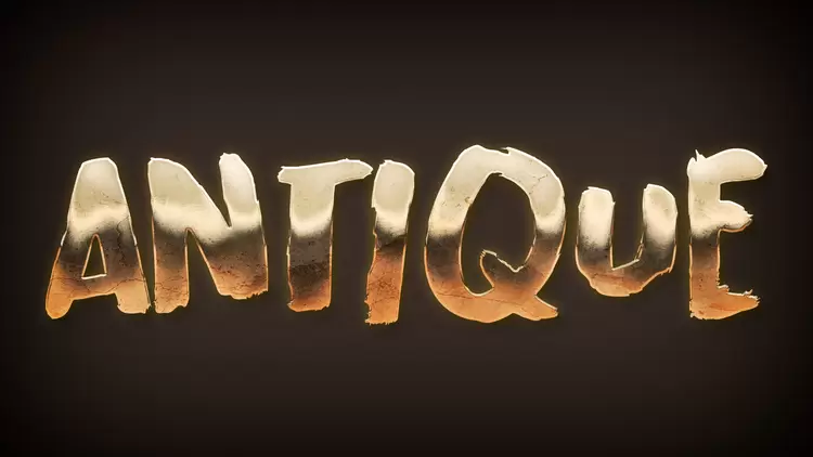 ANITQUE Text Effect