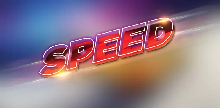 SPEED Text Effect