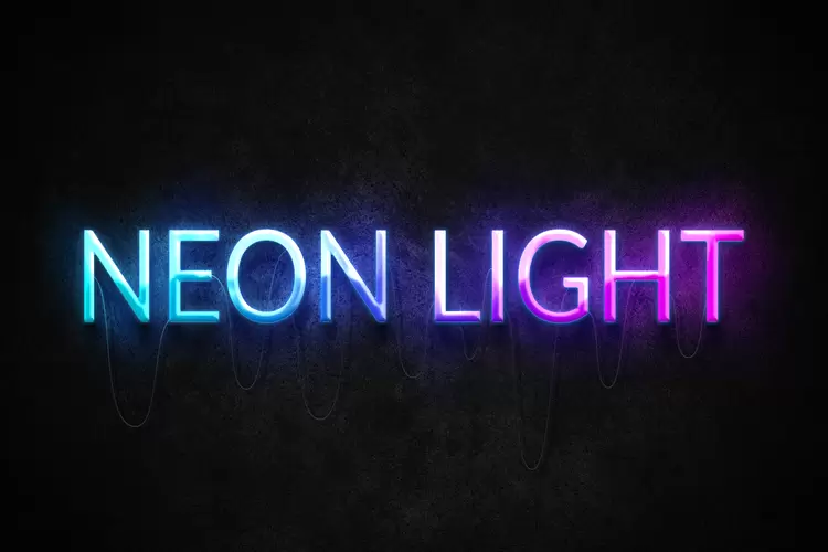 NEON LIGHT Text Effect