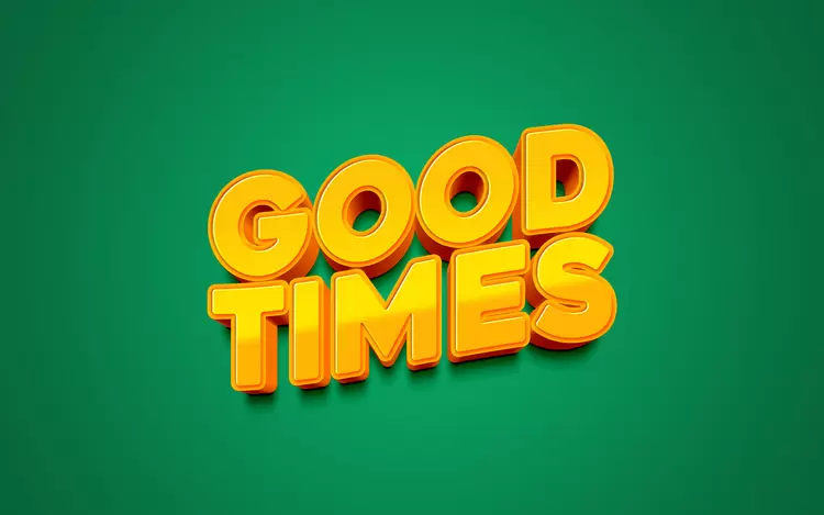 GOOD TIMES Text Effect