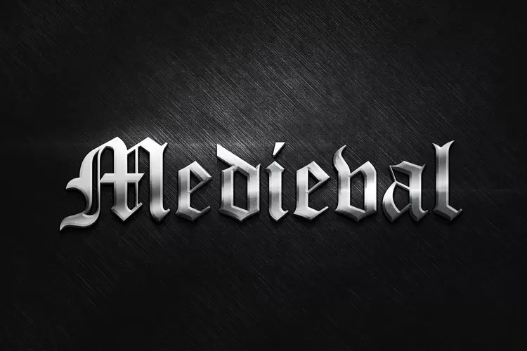 Medieval Text Effect