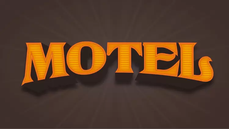 MOTEL Text Effect