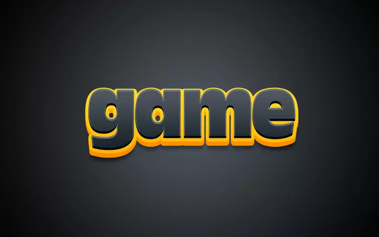 GAME Text Effect