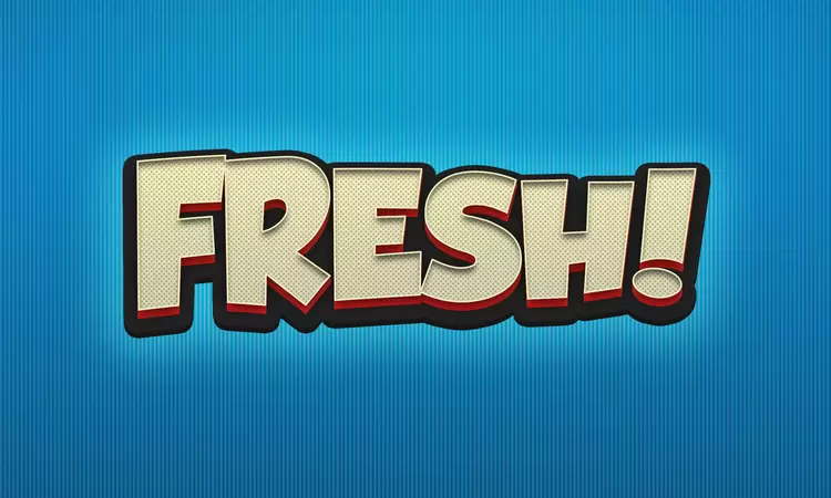 FRESH Text Effect