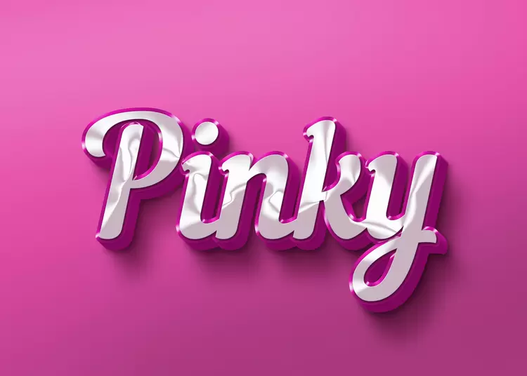 PINKY Text Effect